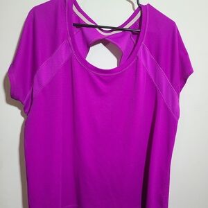 Energy Zone Women's Vibrant Magenta Short Sleeve Top